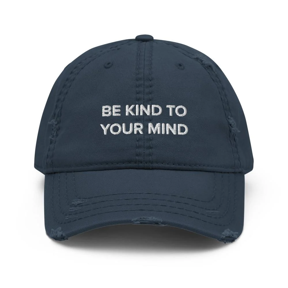 Be Kind To Your Mind Distressed Hat - Image 3