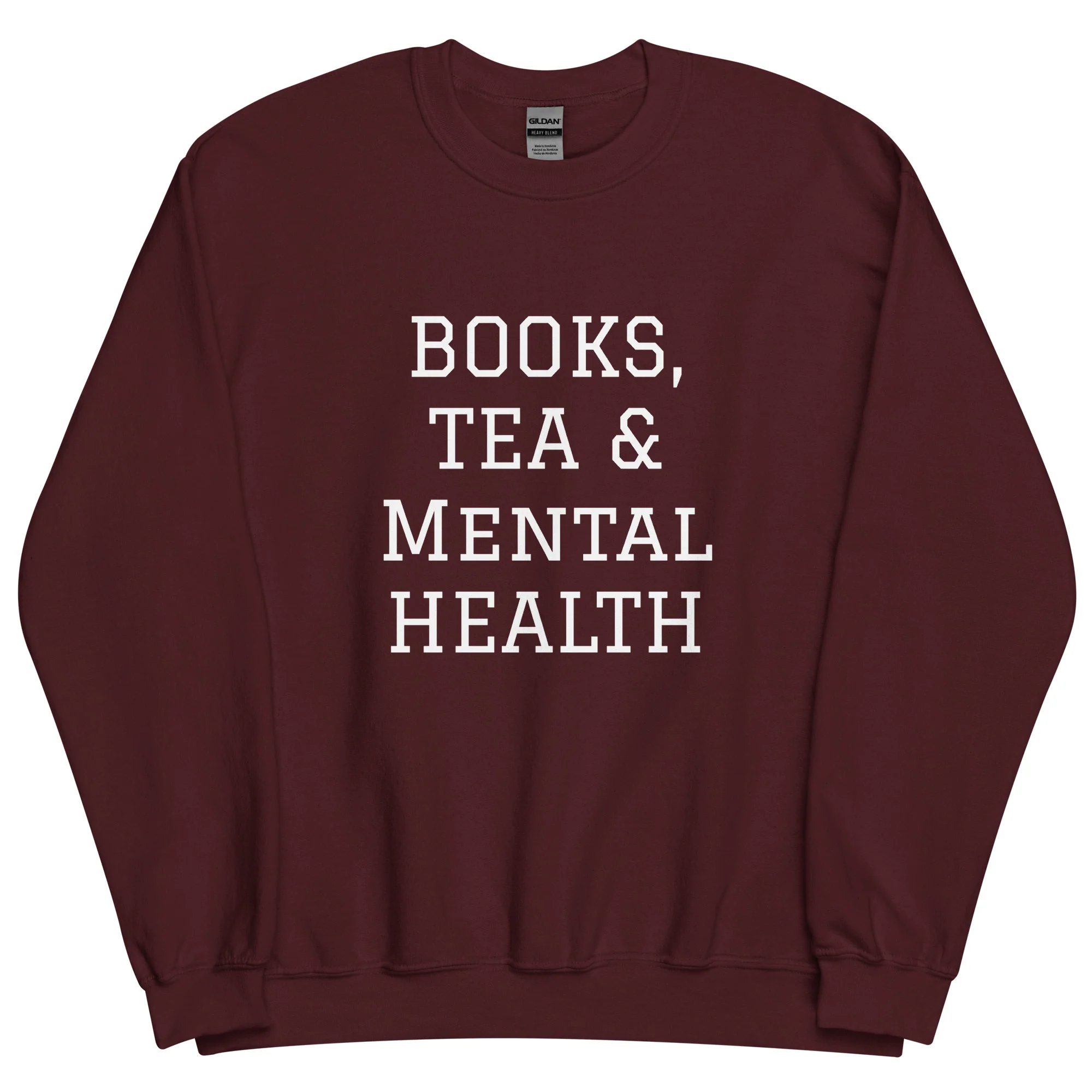 Books, Tea & Mental Health Sweatshit - Image 4