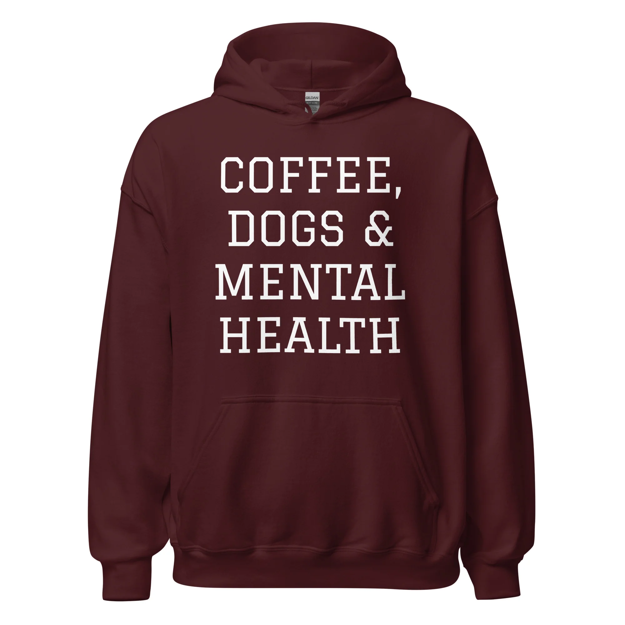 Coffee, Dogs & Mental Health Hoodie - Image 5