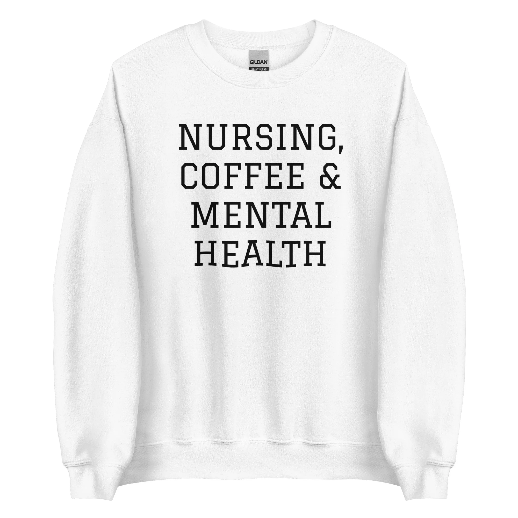 Nursing, Coffee & Mental Health Sweatshirt - Image 5