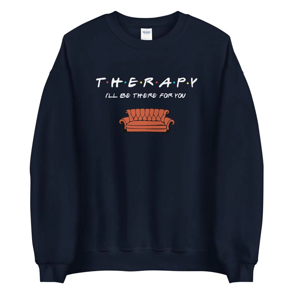 Friends Font Therapy Sweater - Image 3