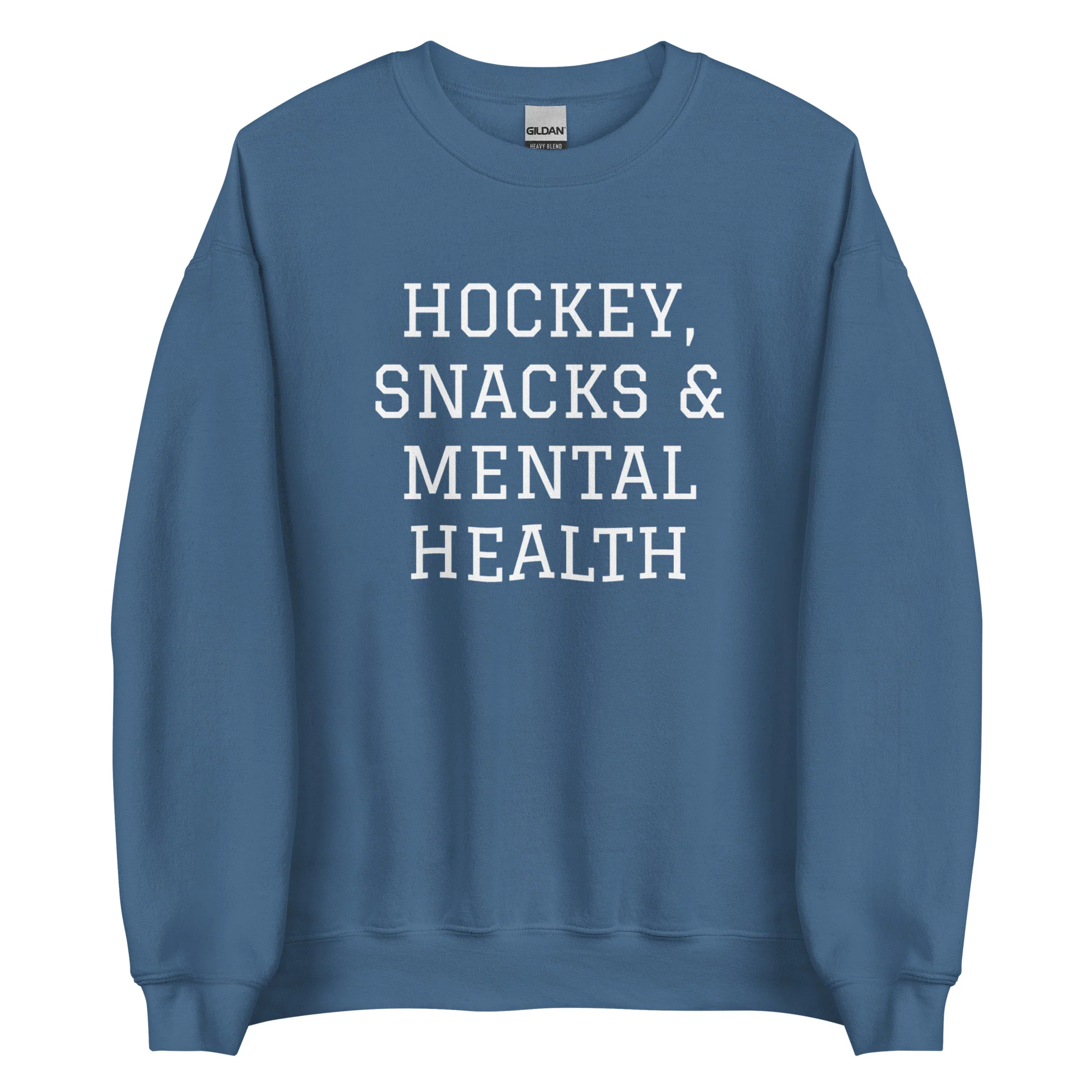 Hockey, Snacks & Mental Health Sweatshirt - Image 3