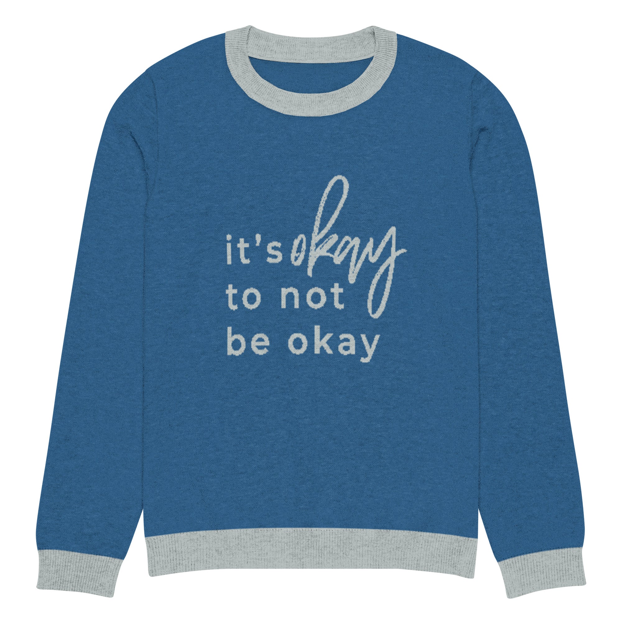 It's Okay To Not Be Okay Knitted Sweater - Image 10