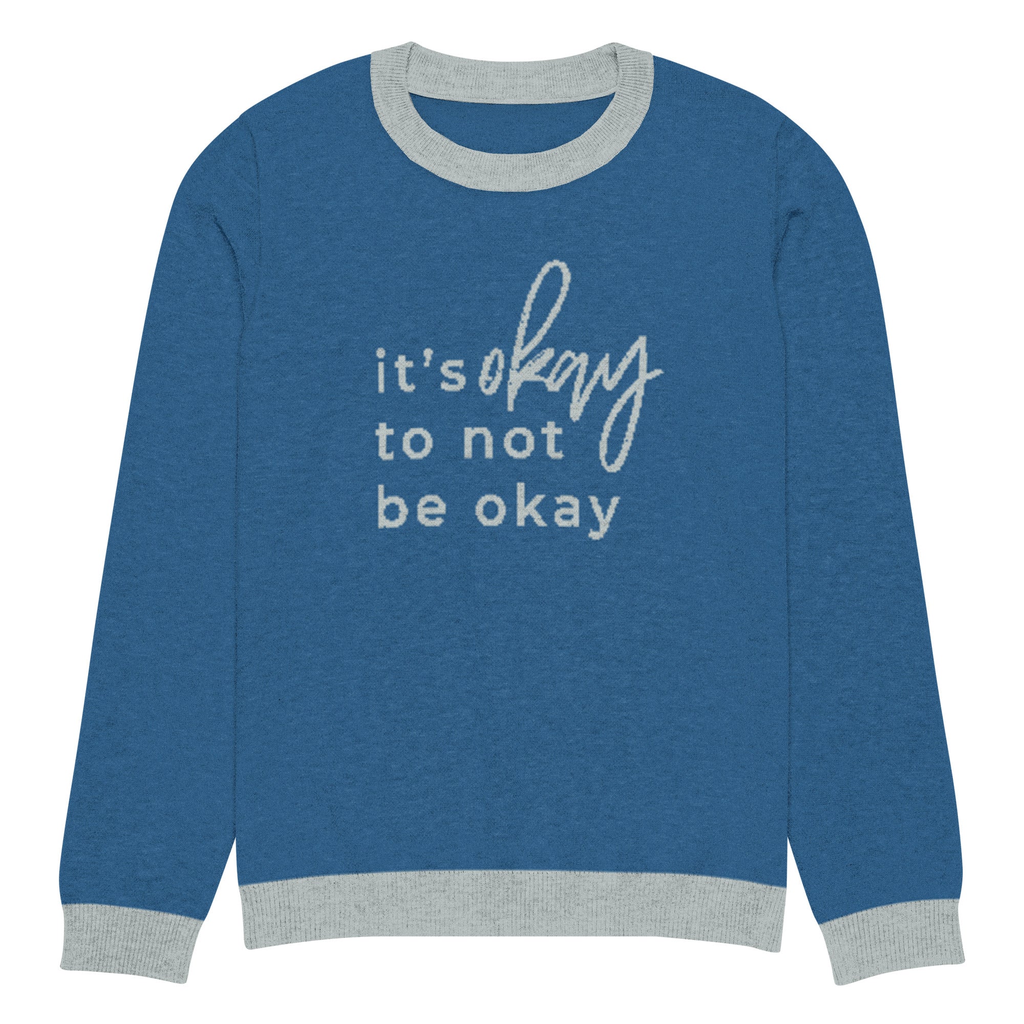 It's Okay To Not Be Okay Knitted Sweater - Image 4
