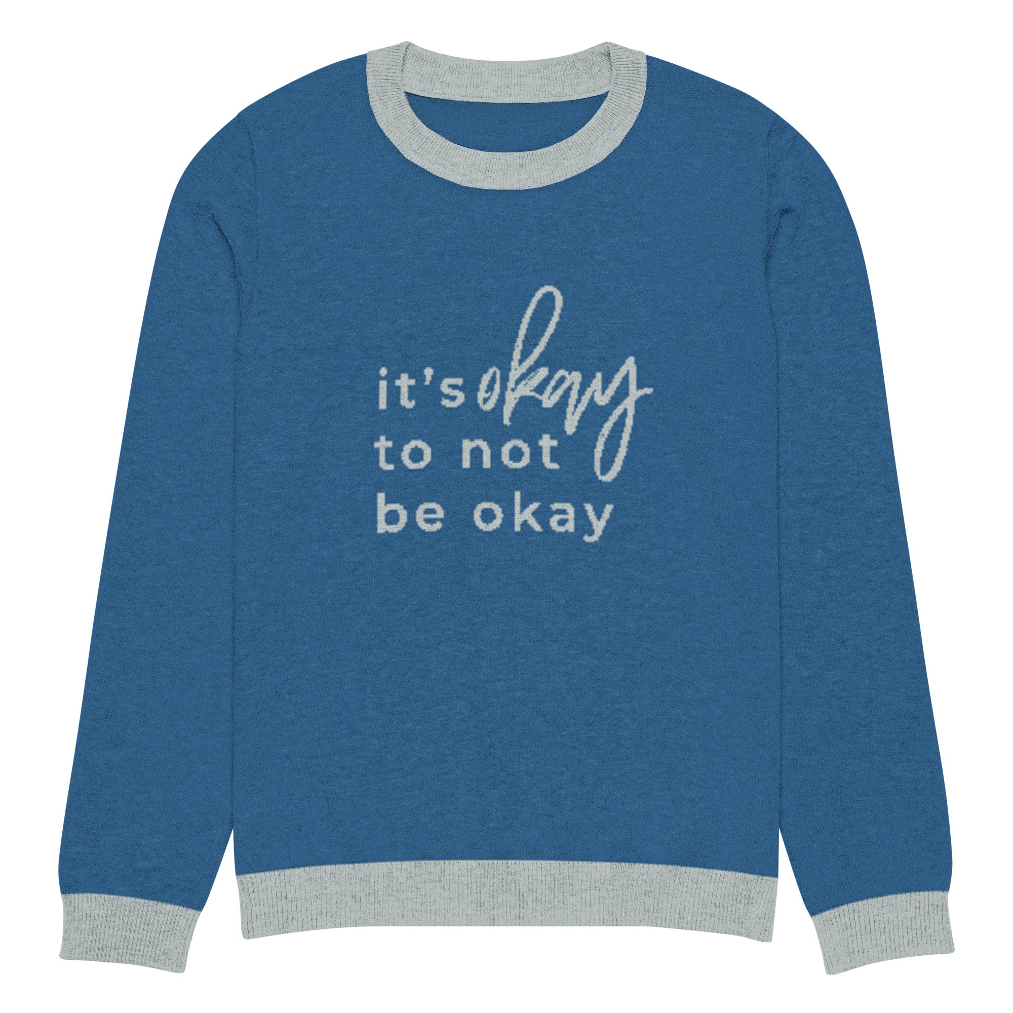 It's Okay To Not Be Okay Knitted Sweater - Image 5