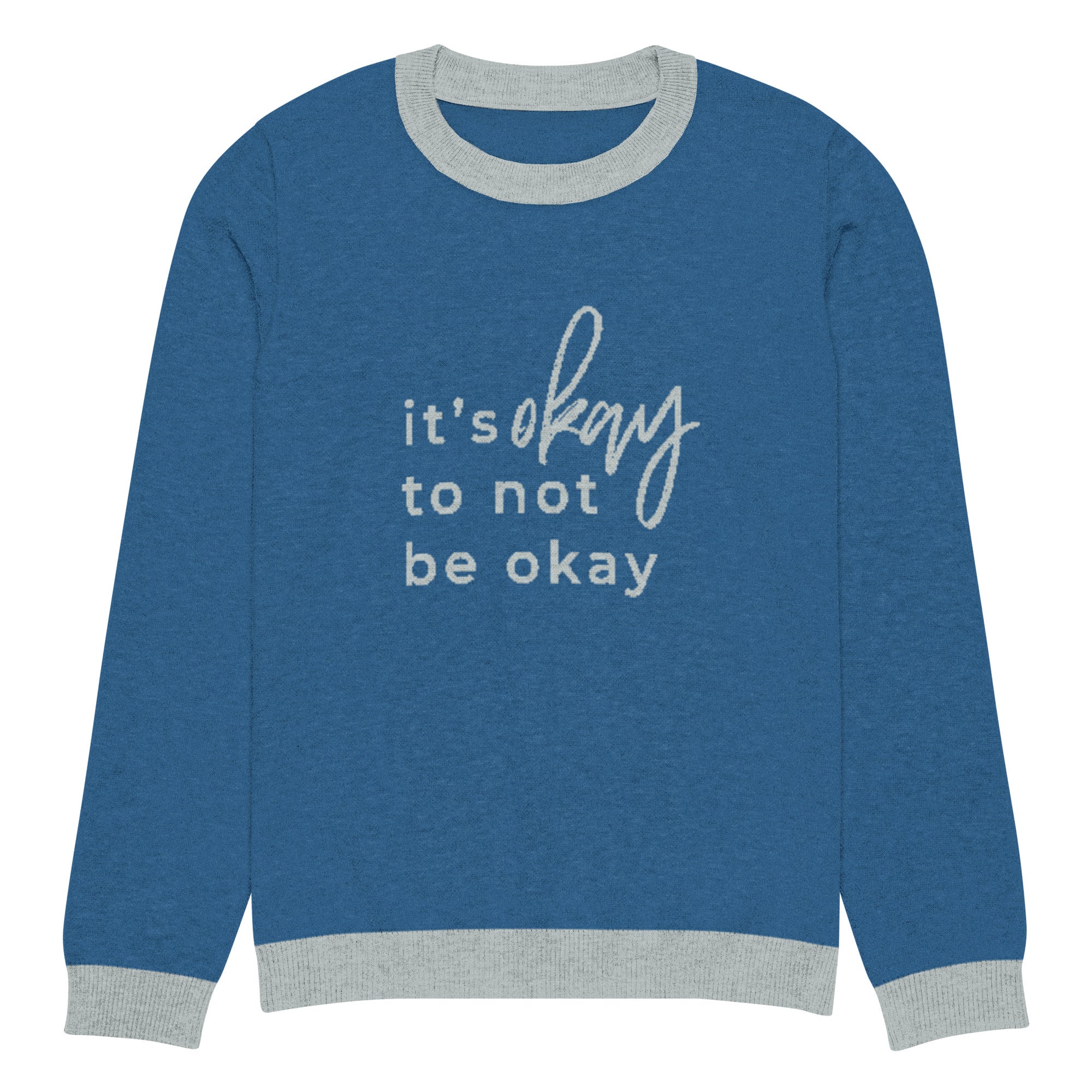 It's Okay To Not Be Okay Knitted Sweater - Image 9