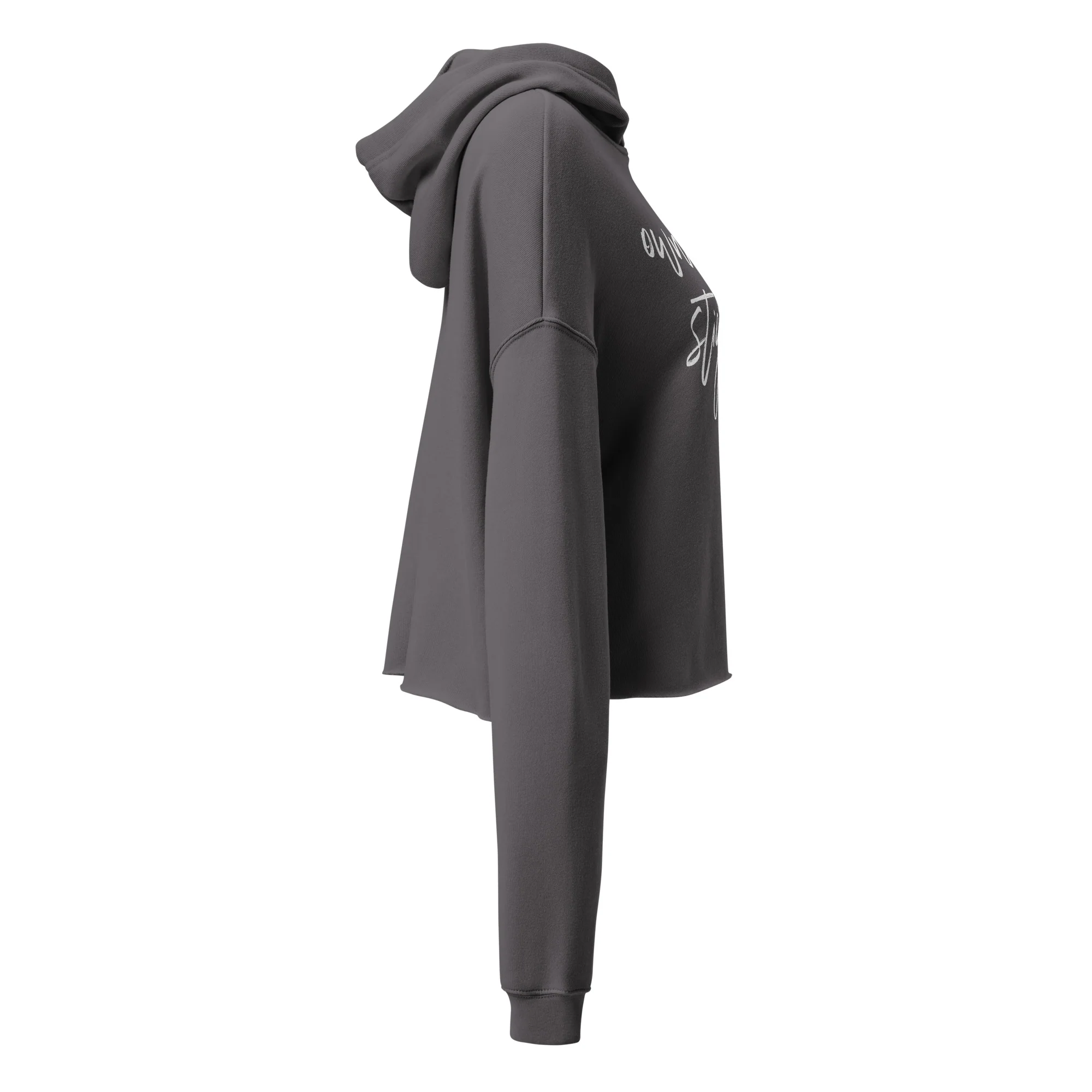 Own Your Stigma Crop Hoodie - Image 10