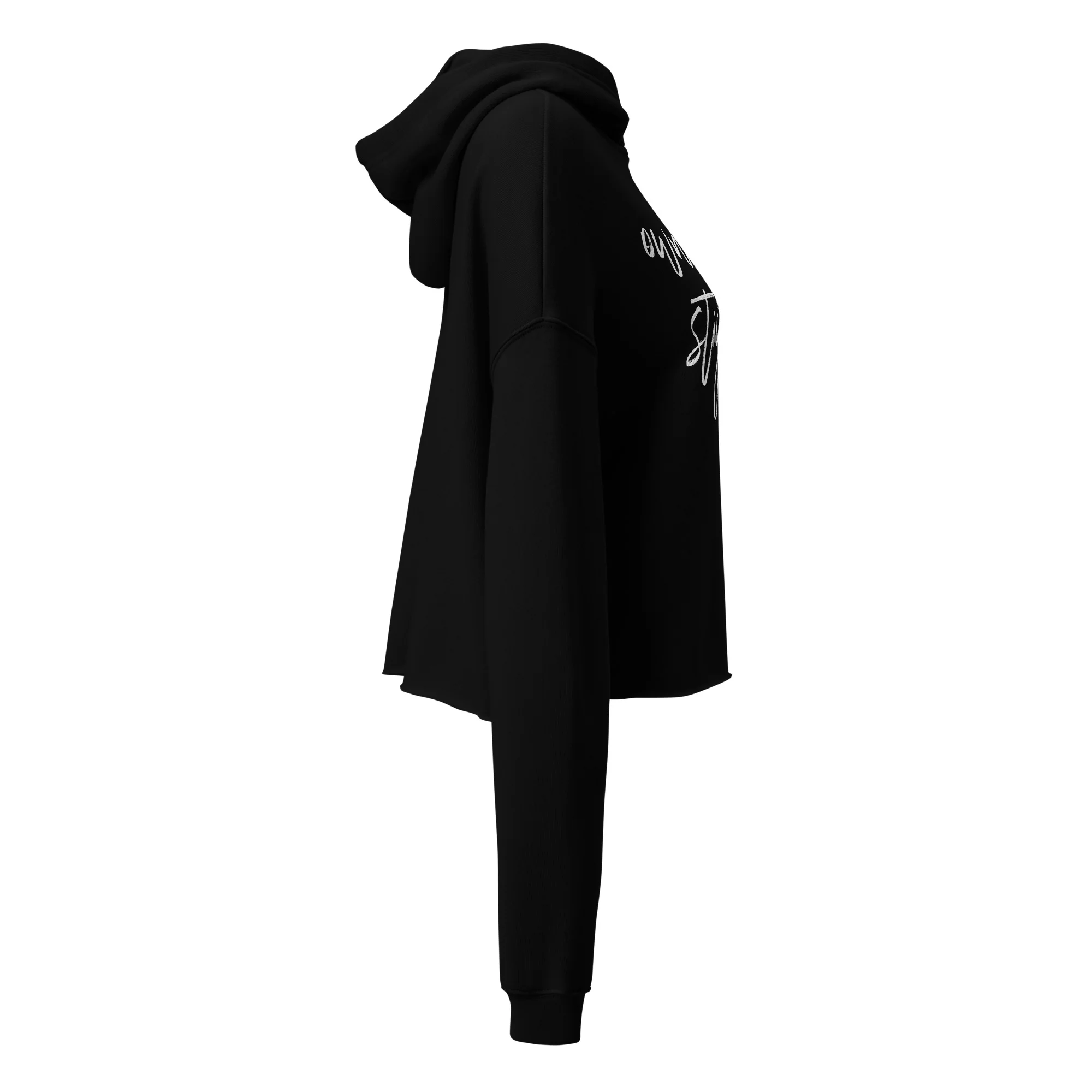 Own Your Stigma Crop Hoodie - Image 4