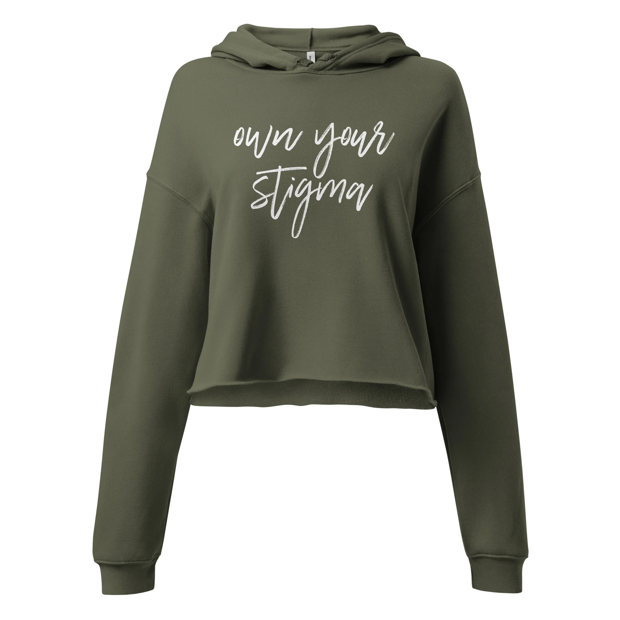 Own Your Stigma Crop Hoodie - Image 5