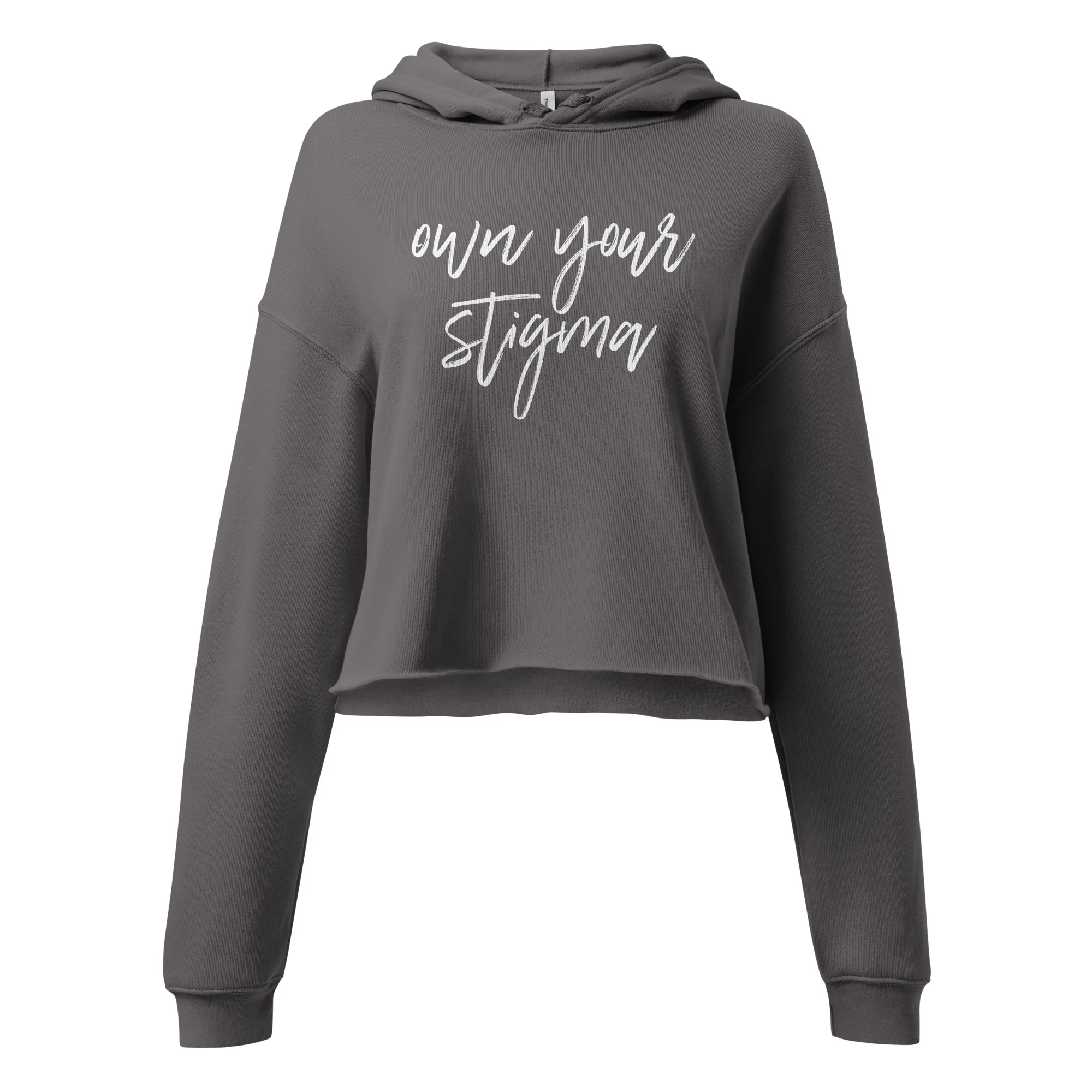 Own Your Stigma Crop Hoodie - Image 8