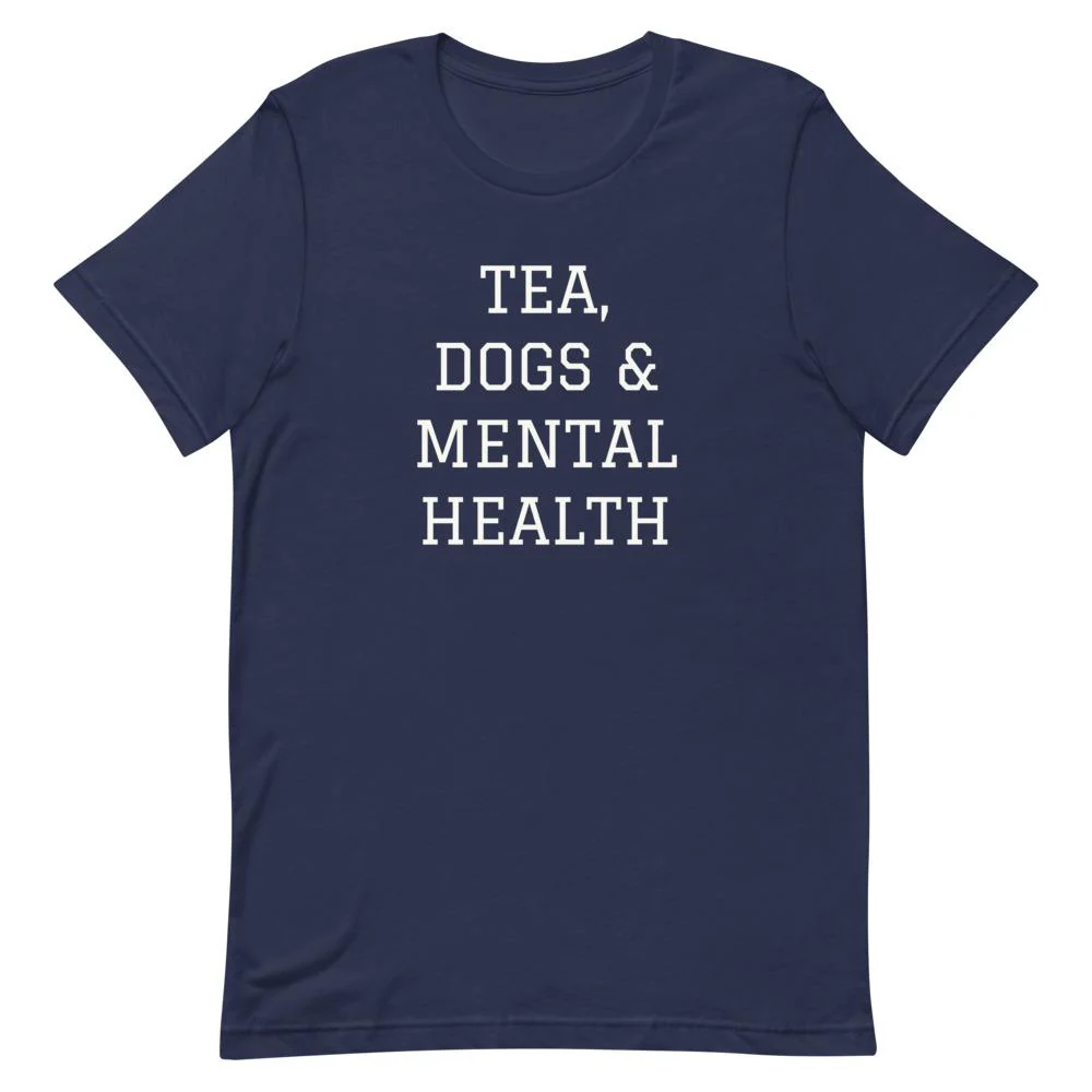 Tea, Dogs & Mental Health T-Shirt - Image 2
