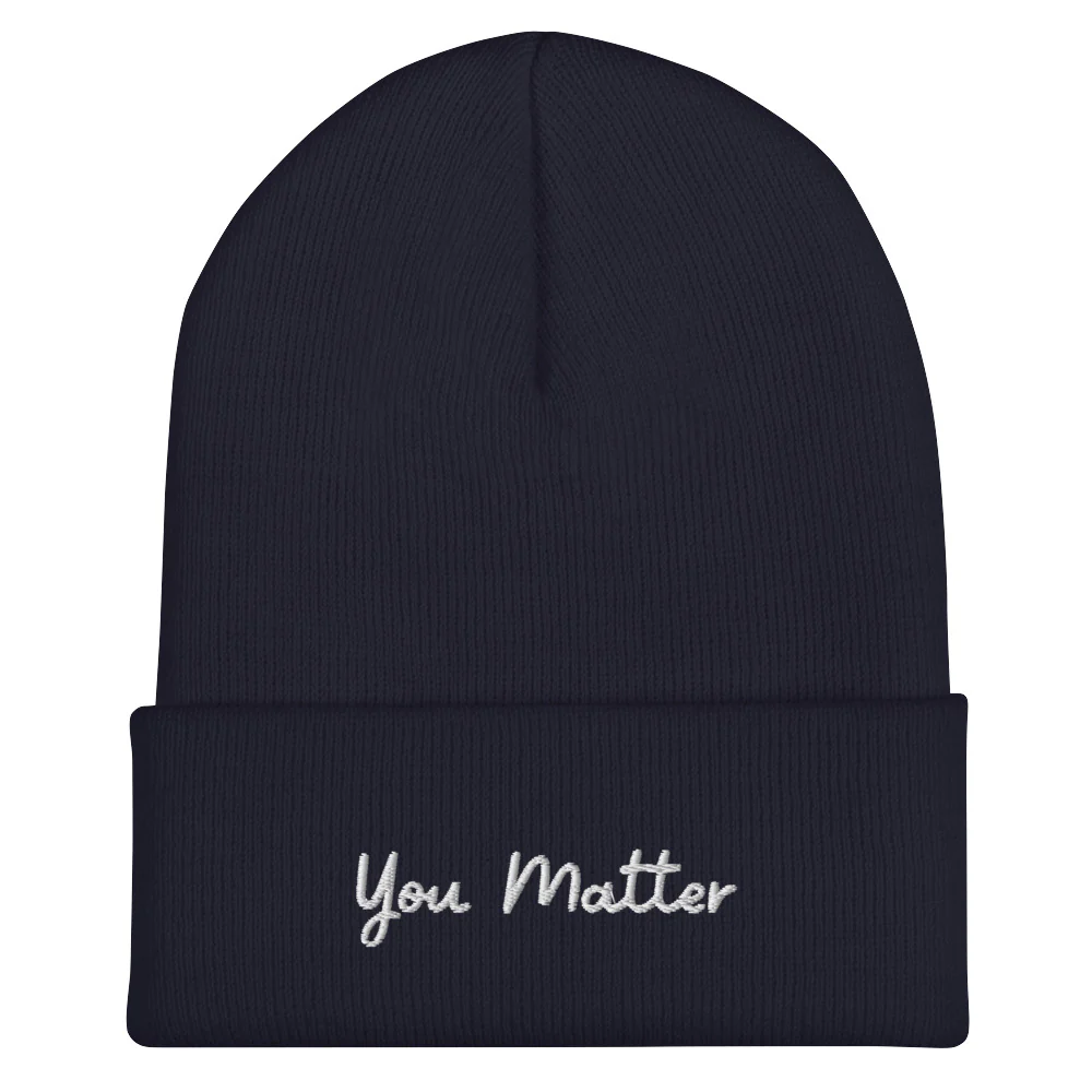 You Matter Cuffed Beanie - Image 2