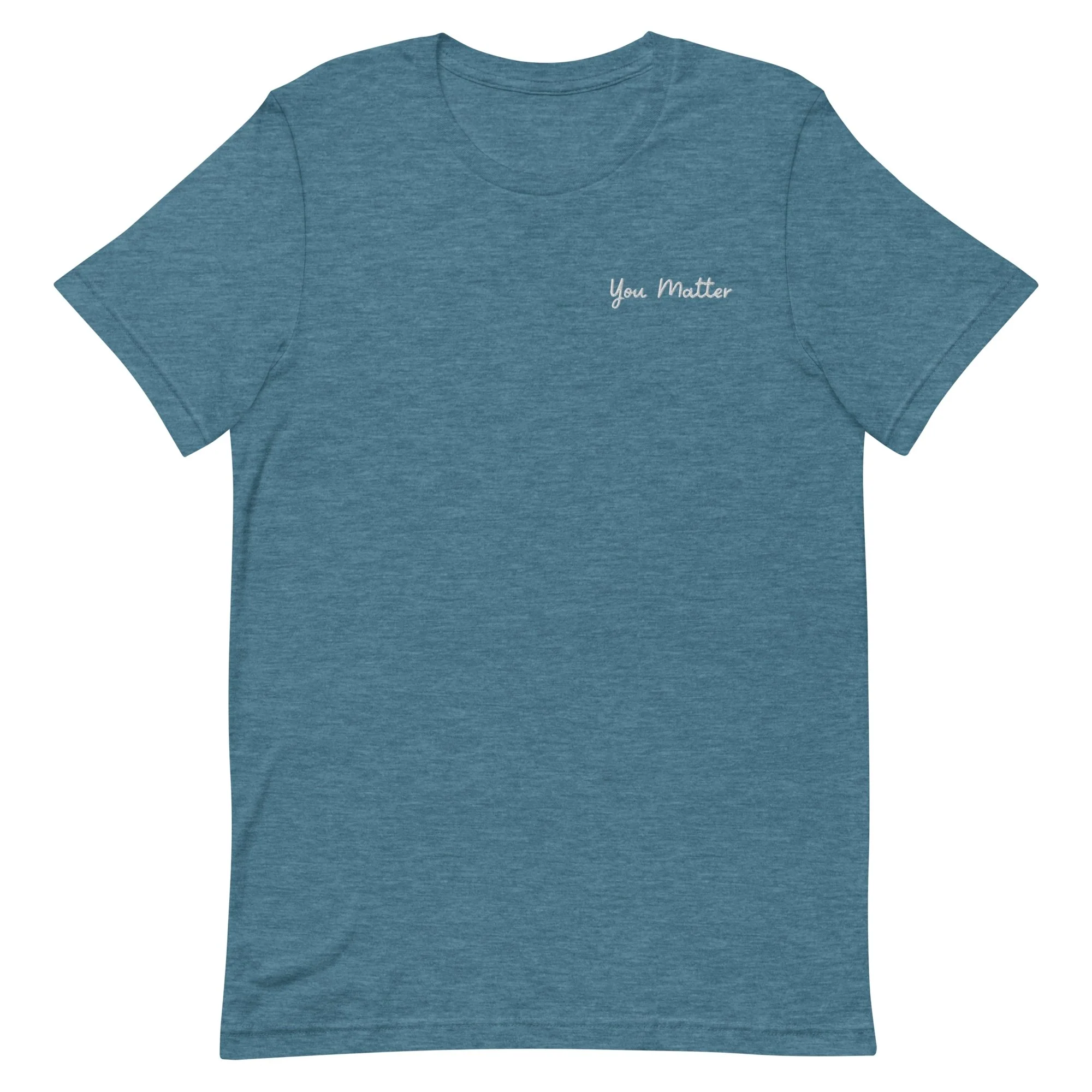 You Matter Embroidered T-Shirt - Image 3